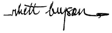 Rhett Bryson signature